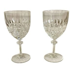Gorham Crystal Water Goblet, Althea, Discontinued.